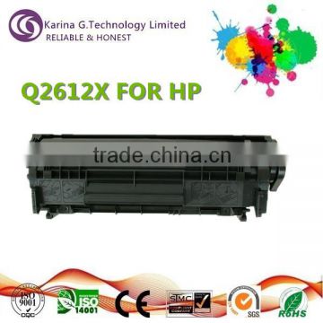 Wholesale Toner cartridge Q2612X 12X with high yield page printing