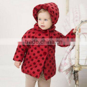 DB436 dave bella winter infant coat baby wadded jacket padded jacket outwear winter coat jacket