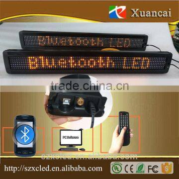 P7.62-7x80pixel Amber LED display where mobile phone app can send pixel art and messages to the led display via bluetooth                        
                                                                                Supplier's Choice