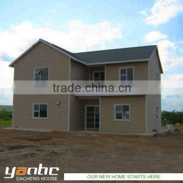 hot sale two-floor three bedrooms prefab light steel villa