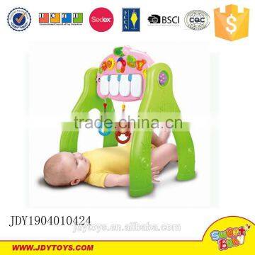 High quality baby toys baby gym with piano keyboard 2pcs bell