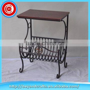 Parlor Wrought Iron Magazine Stand