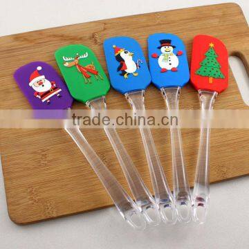 Christmas Pattern Silicone Spatula