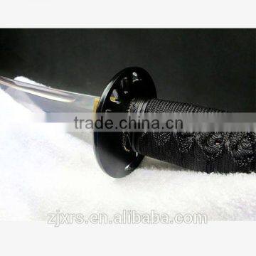 Longquan sword pattern steel casing burn edge samurai sword