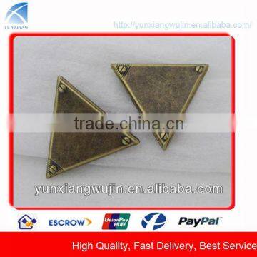 CD8078 Hot Sell Antique Brass Metal Brand Logo Denim Jeans