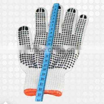 Construction Work Labor PVC Dotted Cotton Glove