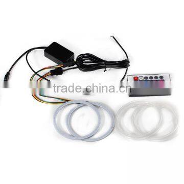 72 led new desigh led car rgb color change led angel eye control rgb angel eye led color changing angel eyes headlights