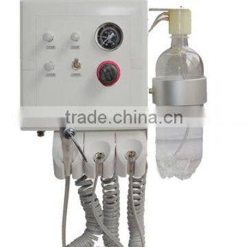 hang type turbine with bottle and free three-way syringe, two rubber spiral for 2 / 4 hole handpiece turbine installation