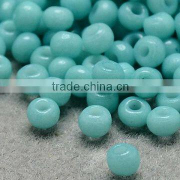 11/0 Glass Seed Beads, Baking Varnish, Opaque Micro Beads(SEED-Q009-FJX10)