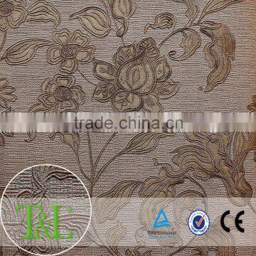 550g flower vinyl embossed wallpaper