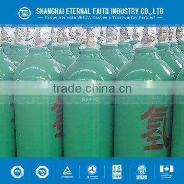 Brand SEFIC(56) high pressure hydrogen seamless steel empty gas cylinder