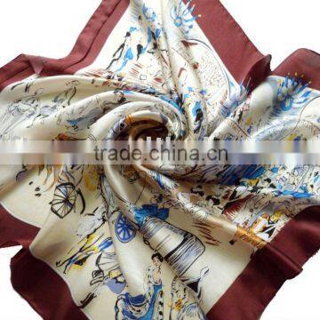 100% Silk Square Scarf