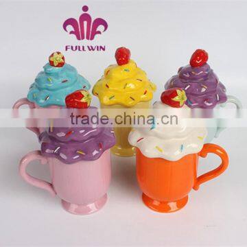 2015 ice cream mug with lid