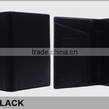 High Quality Cow Leather Men's Card Holder Travel Passport Holder photo-3
