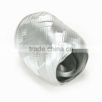 HOT SALE Gray/Silver Crimped Poly Party Balloon Tie Curling Ribbon