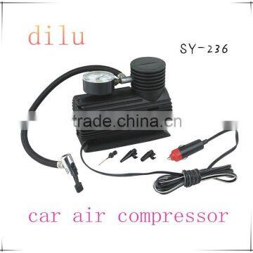 Factory supply 12A mini car air compressor,12V portable mini air compressor,19MM*1 cylinder 250/300 psi silent air compressor