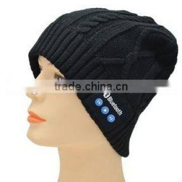 Hot sales Acrylic bluetooth beanie hat with headphone wholesale price