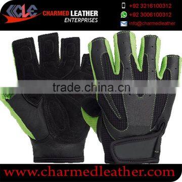 CLE Professional Gym Gloves in Real Leather