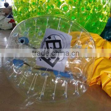 HI Top quality PVC/TPU soccer bubble ball human inflatable bumper ball