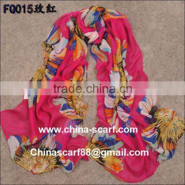 Sunflowers Silk Scarf Supply photo-4