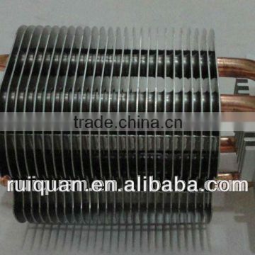 High level aluminum zipper fin heatsink