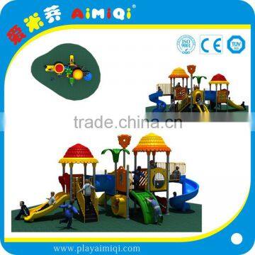 Children Outdoor Plastic Roofed Playground Slide