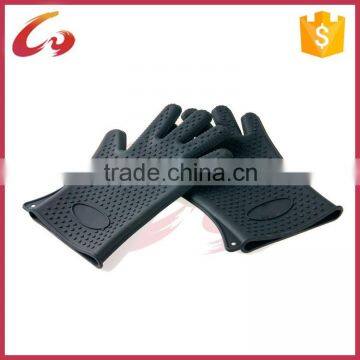 Heat resistant silicone grilling bbq gloves