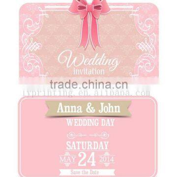 Cheap custom wedding card printing invitation card printing