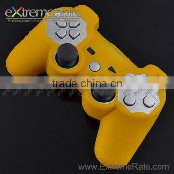 Video Game Accessory For PS3 Controller Protective Soft Silicone Cover Gray