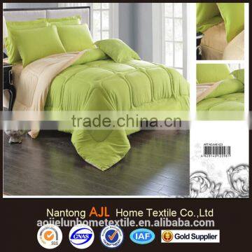 100% Microfiber Saudi Arabia Market Winter Quilting Duvet Brown and Gray Comforter Sets