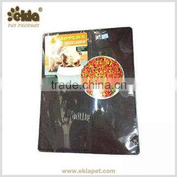 Factory Sale Black Cat Food Mat Silicone Dog Feeding Mat