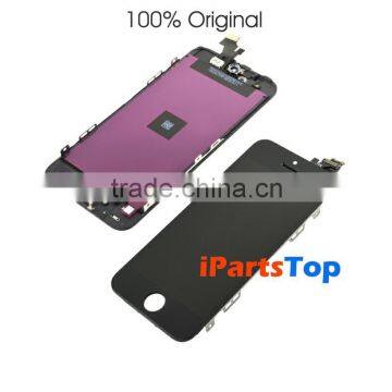 wholsale 100% original oem grade A lcd screen assembly for iphone 5,genuine display replacement for iphone 5