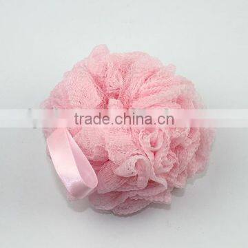 Color Shower Puff Mesh Sponge With Handle,color Change Sponge photo-5