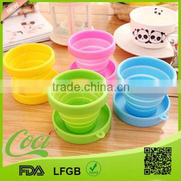 Eco-friendly Multifunction silicone folding cup