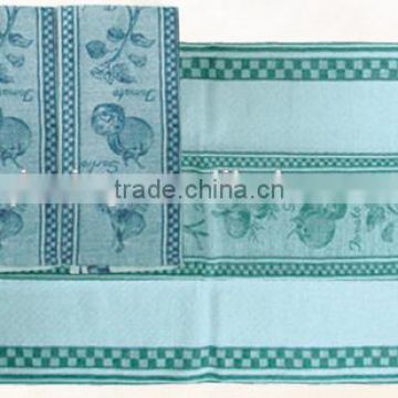 QXJ0018 100%Cotton Jacquard Kitchen Towel/Jacquard Tea Towel/Jacquard Dish Cloth