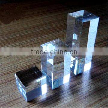 clear acrylic ice block