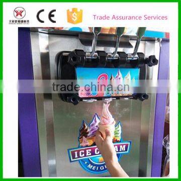 Stainless Steel 3 Flavors Soft Ice Cream Machine photo-2