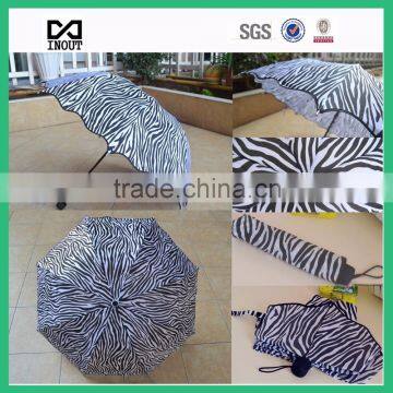 Hot sale creative zebra folding smart umbrella