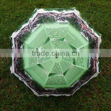 heat transfer printing advertising fold pizza umbrella