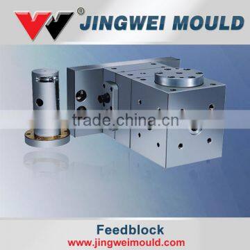 2 3 4 5 6 7 Muiti-Layer mould sheet Co-extrusion Feedblock mold For Sheet and Film