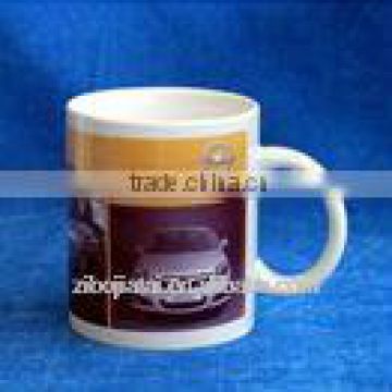 320ml White Stoneware Sublimation Mug for Promotion