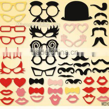 50pcs Wedding Photo Booth Bachelorette Party Prop Shower Photo Props