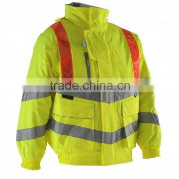 HI-VIS Traffic Management Padded Bomber Jacket