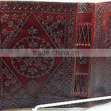 handmade embossed leather journal covers for journal makers can be custom embossed, for journal makers, book binders, craft stor