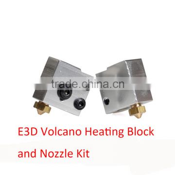 3D Printing E3D Volcano Heating Block and Nozzle Kit