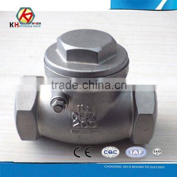 stainless steel check valve pipe fittings manufactueeeered by KH fititngs Corp.