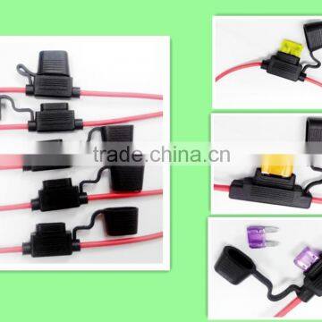 High Quality In-Line Car Mini Blade Fuse Holder Waterproof 12AWG Upto 30A 12V/24V/32V