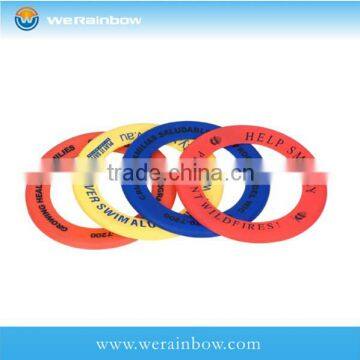 custom promotional plastic pets ring frisbee