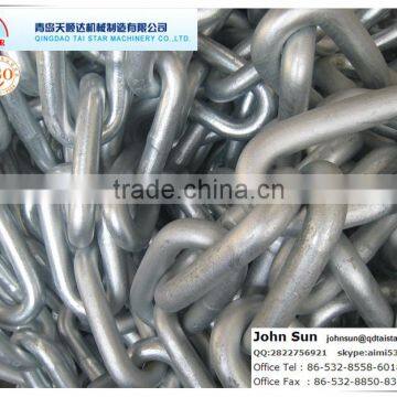 U3 galvanized open link anchor chain for ship with CCS