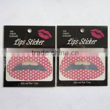 Hot Sale Zebra Temporary Lip Tattoo Sticker Non Toxic Sexy Lip Sticker for Girls Manufacturer Quality Choice photo-4